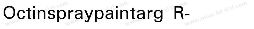 Octinspraypaintarg R字体转换
